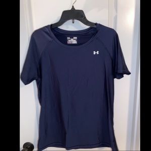 Navy Blue Women’s Under Amour Workout Shirt
